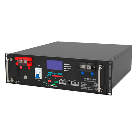 Аккумулятор Vektor Energy LFP 51,2-100M 3U доступен на сайте  фото - 1